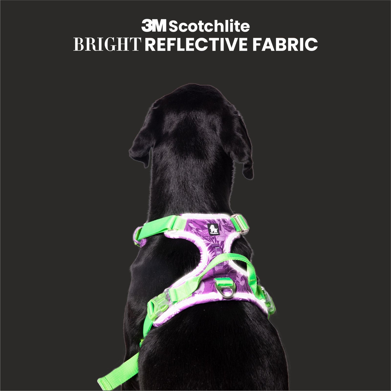 Truelove No-Pull Special Edition Harness for Dogs- Camouflage Purple product image 5 - Rufftail Pune