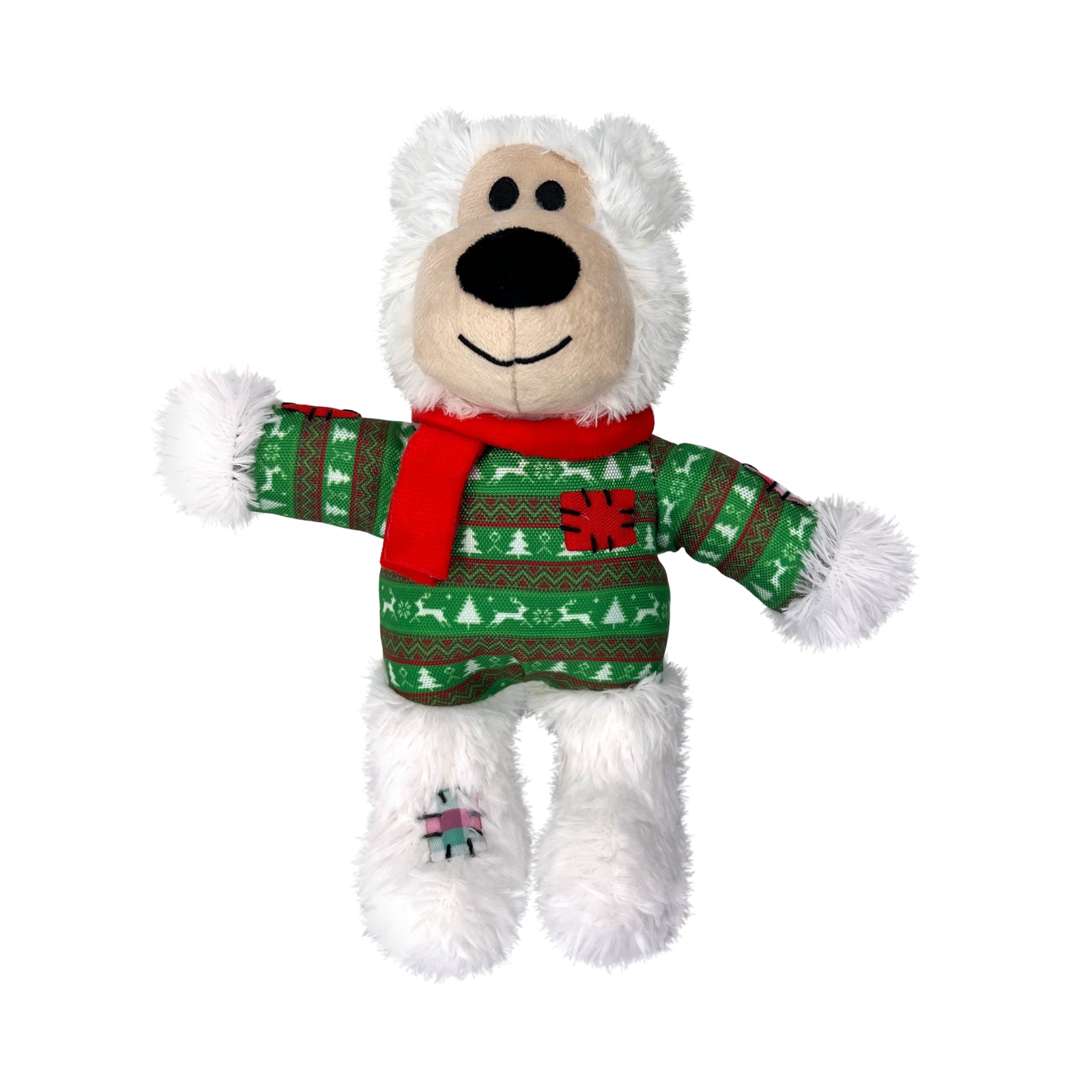 KONG Holiday Wild Knots Bear Dog Toys – Durable & Festive Fun - Rufftail