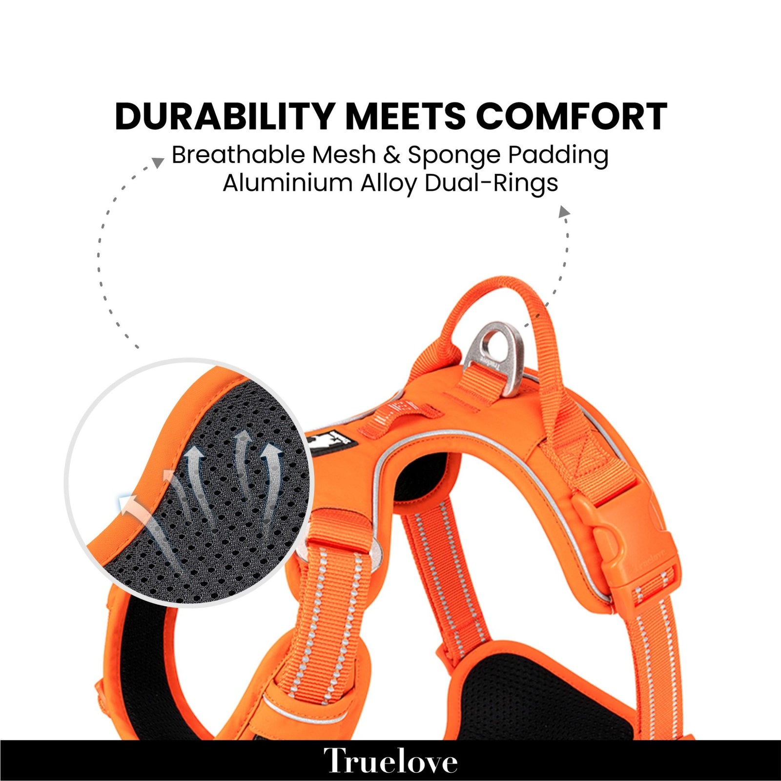 Truelove No-Pull Cordura Dog Harness product image 4 - Rufftail Pune
