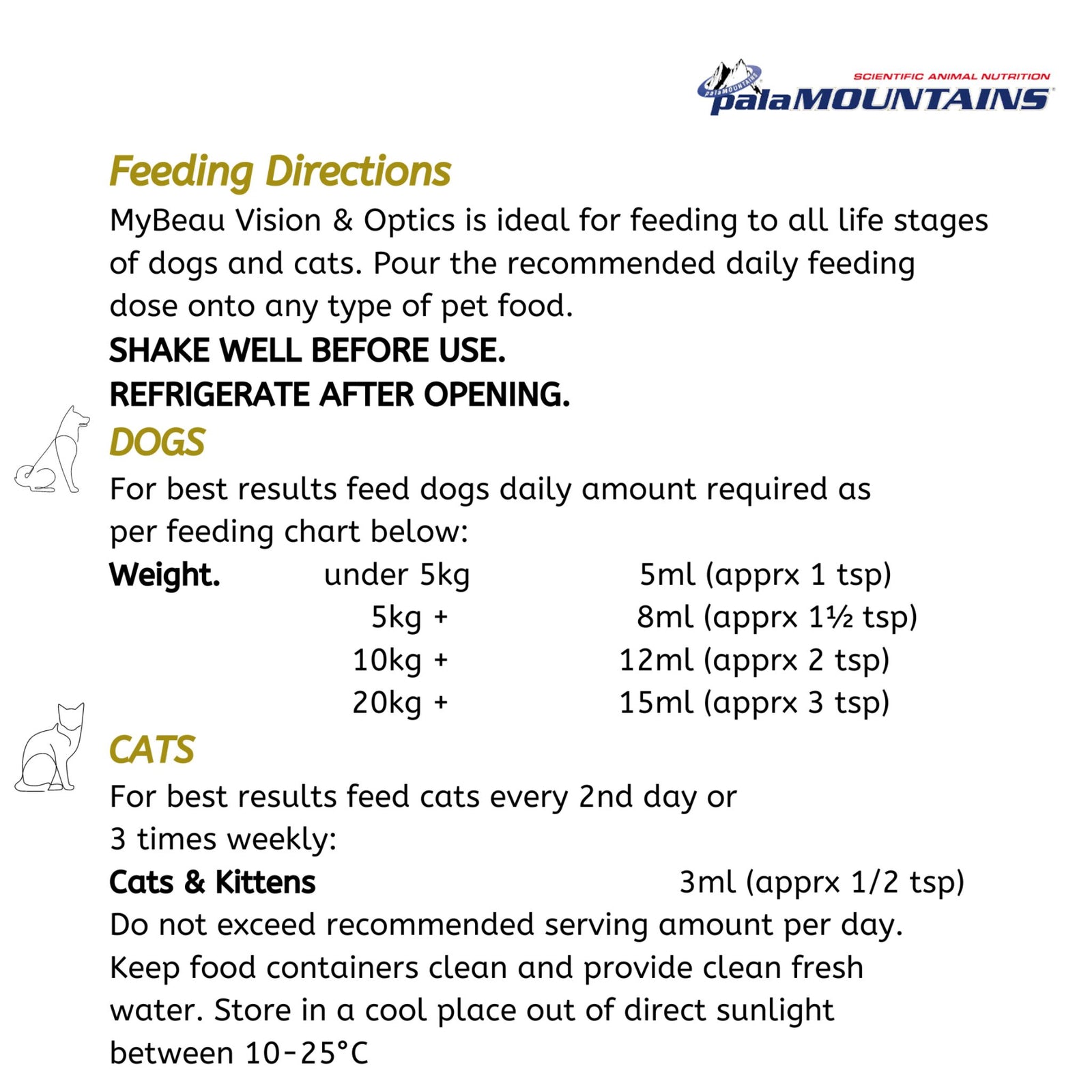 Palamountains MyBeau Supplement Vision and Optics for Dogs & Cats product image 4 - Rufftail Pune