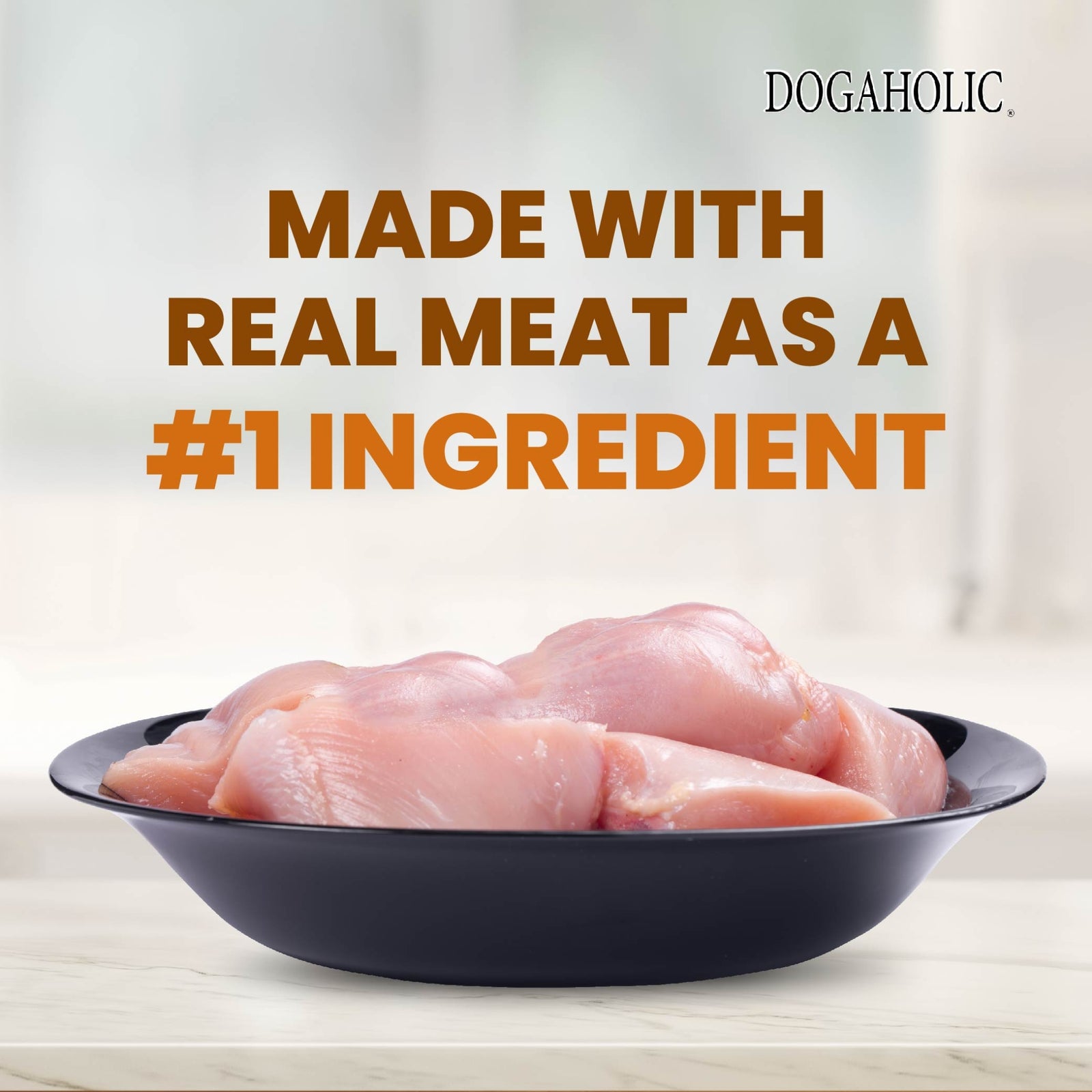 Dogaholic, Chicken Bacon Noodles Max Chicken Bacon Strips BBQ 130g - Rufftail