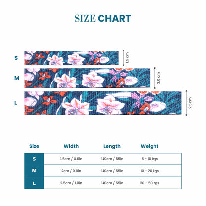 Truelove Floral Pet Leash with Multi-Handles for Dogs - Rufftail