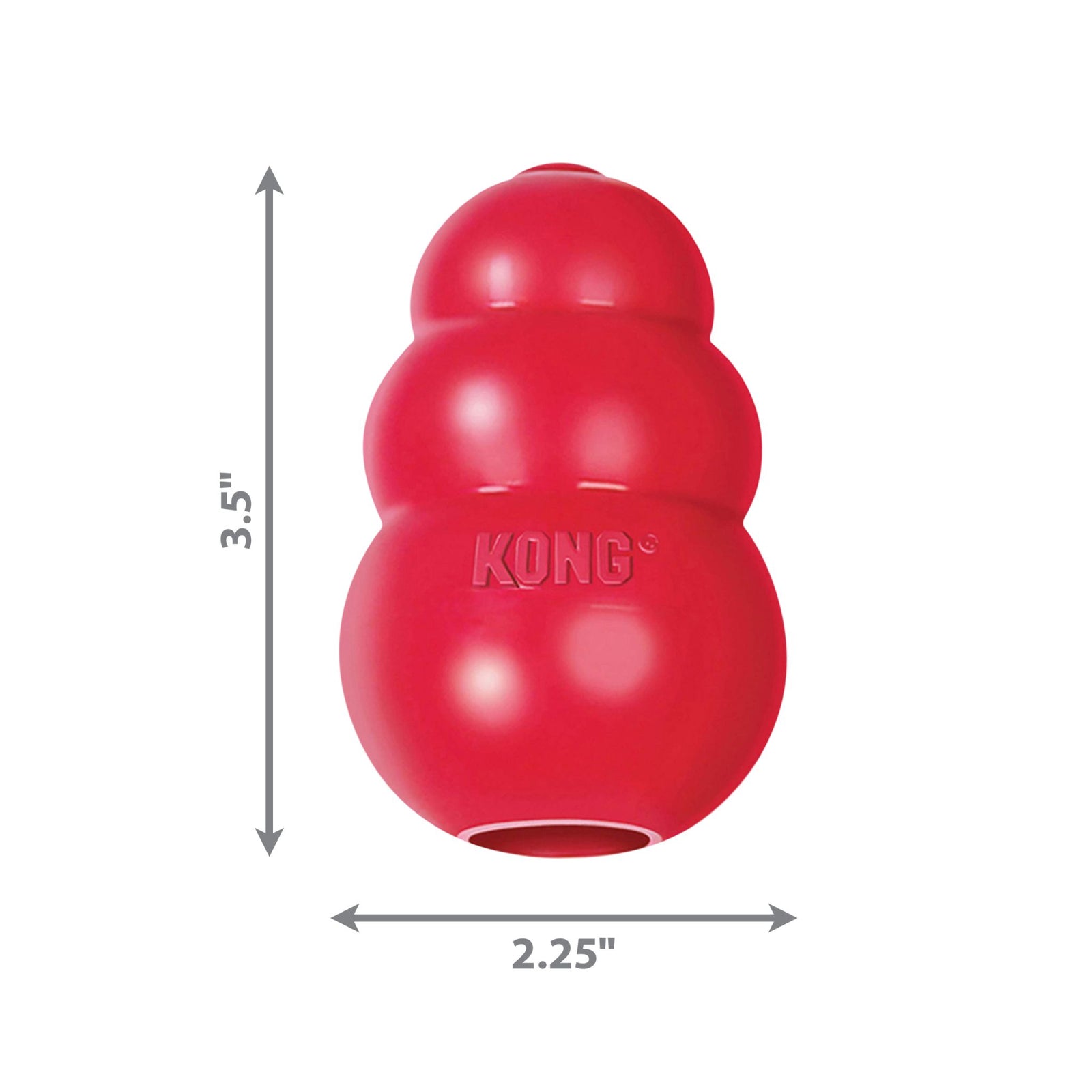 KONG Classic Rubber Wobbler Dog Toy- Interactive Food Dispensing - Rufftail