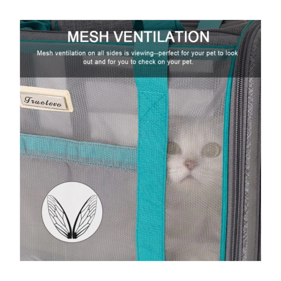 TRUELOVE Transparent Mesh Duffle Carrier - Rufftail