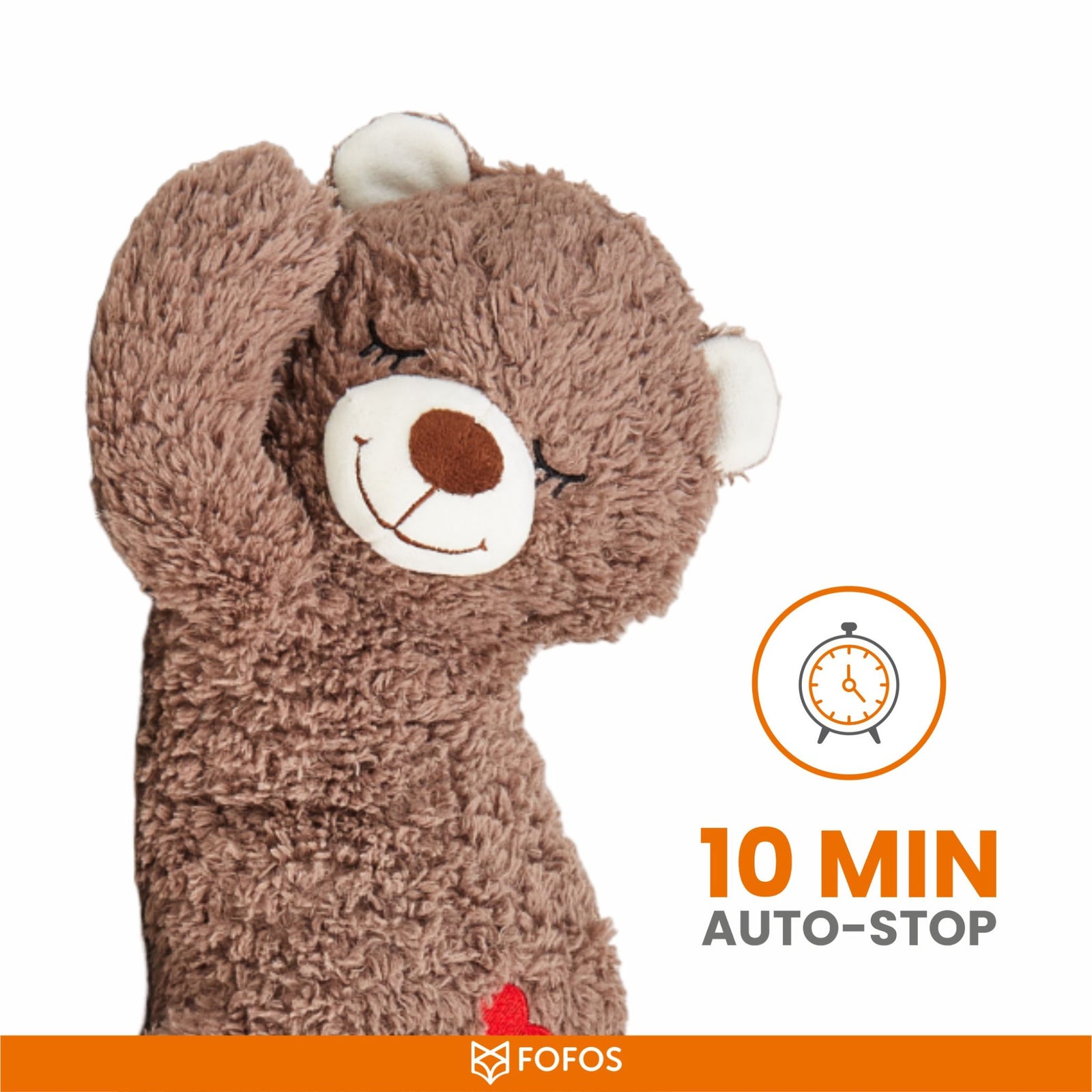 FOFOS Heartbeat Bear Plush Dog Toy – Calming & Soothing for Dogs product image 5 - Rufftail Pune