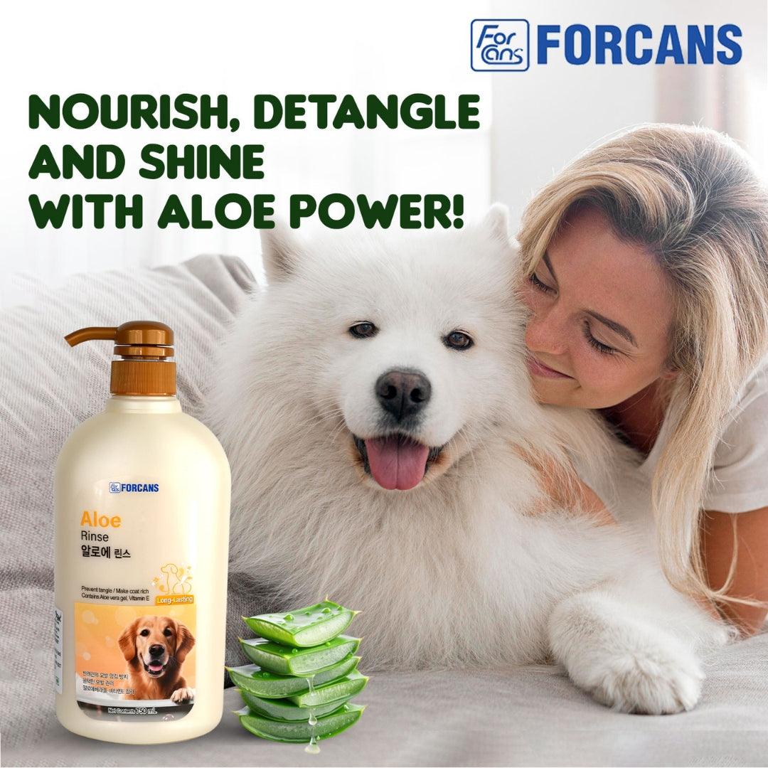 Forbis Aloe Rinse Pet Conditioner- 750ml product image 2 - Rufftail Pune