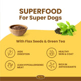 Dogfest Turkey & Flax Seeds - Healthy & Fun Dog Training Treat - Rufftail
