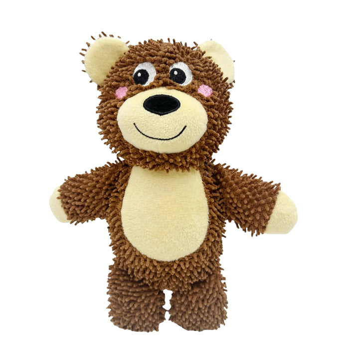 FOFOS Tough Dog Toy Bear Squeaker Moderate Chewer Dog Toy - Rufftail
