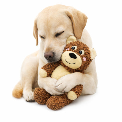 FOFOS Tough Dog Toy Bear Squeaker Moderate Chewer Dog Toy