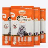 Signature Grain Zero Woow Creamy Salmon Lickable Treats For Cat & Kitten - 75 g