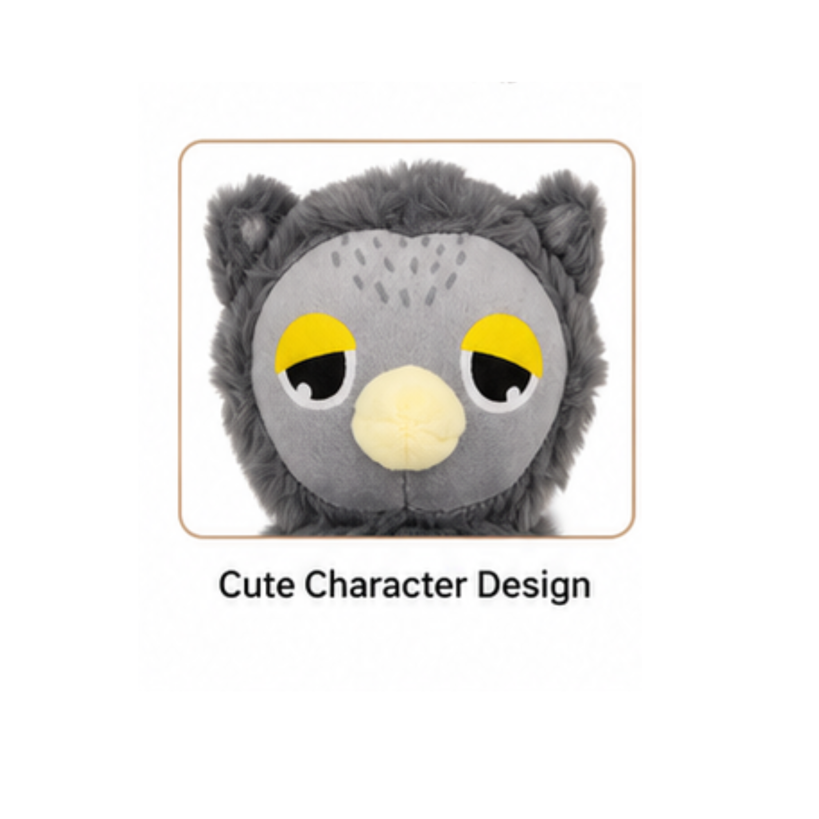FOFOS Plush Dog Toy - Owl
