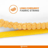 BarkButler x FOFOS Cat Teaser Wand Toy - Yellow - Rufftail