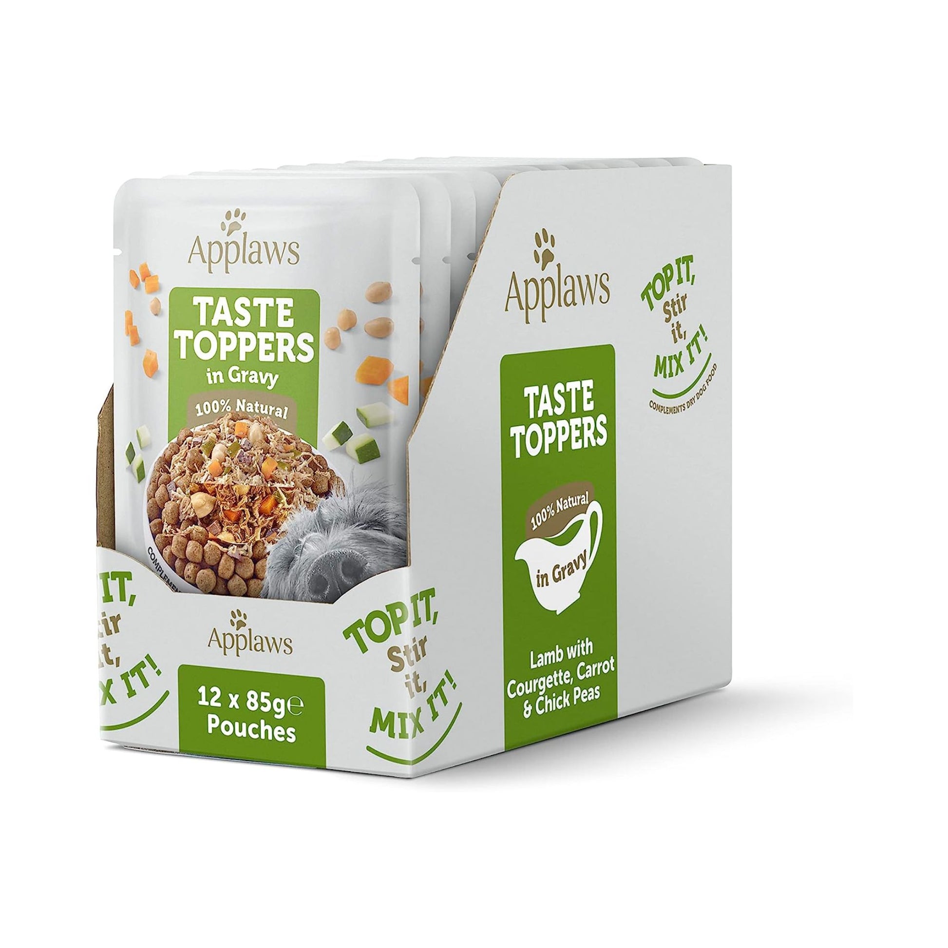 Applaws Wet Dog Food Lamb With Courgette Carrots & Chickpeas 85 Gm Pouch For Dogs - Rufftail