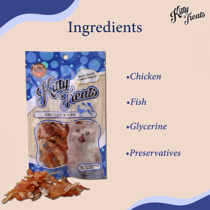 Kitty Cat Treats Spiral Soft Chicken and Fish - 25g - Rufftail