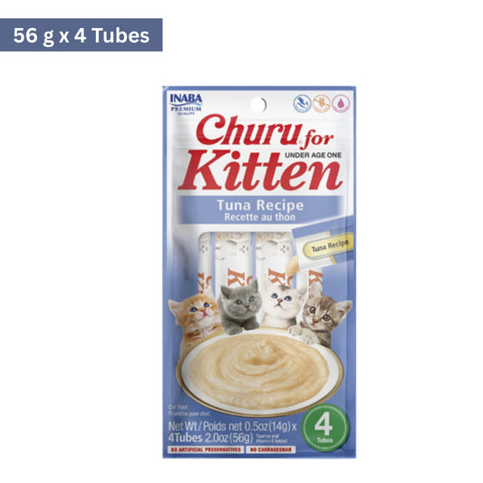 Inaba Churu For Kitten Tuna Recipe Cat Treat (56 g)