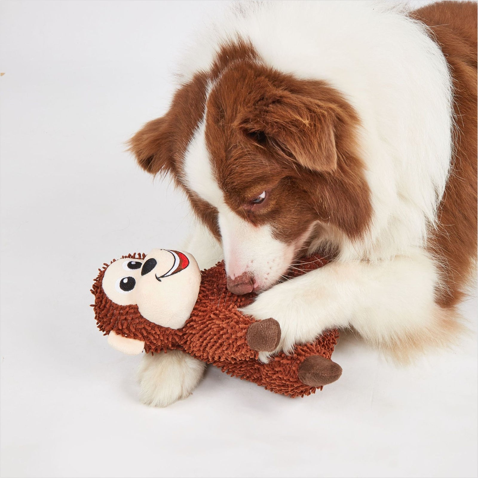 BarkButler x FOFOS Tough Dog Toy Monkey - Durable & Fun Chew Toy for Dogs - Rufftail