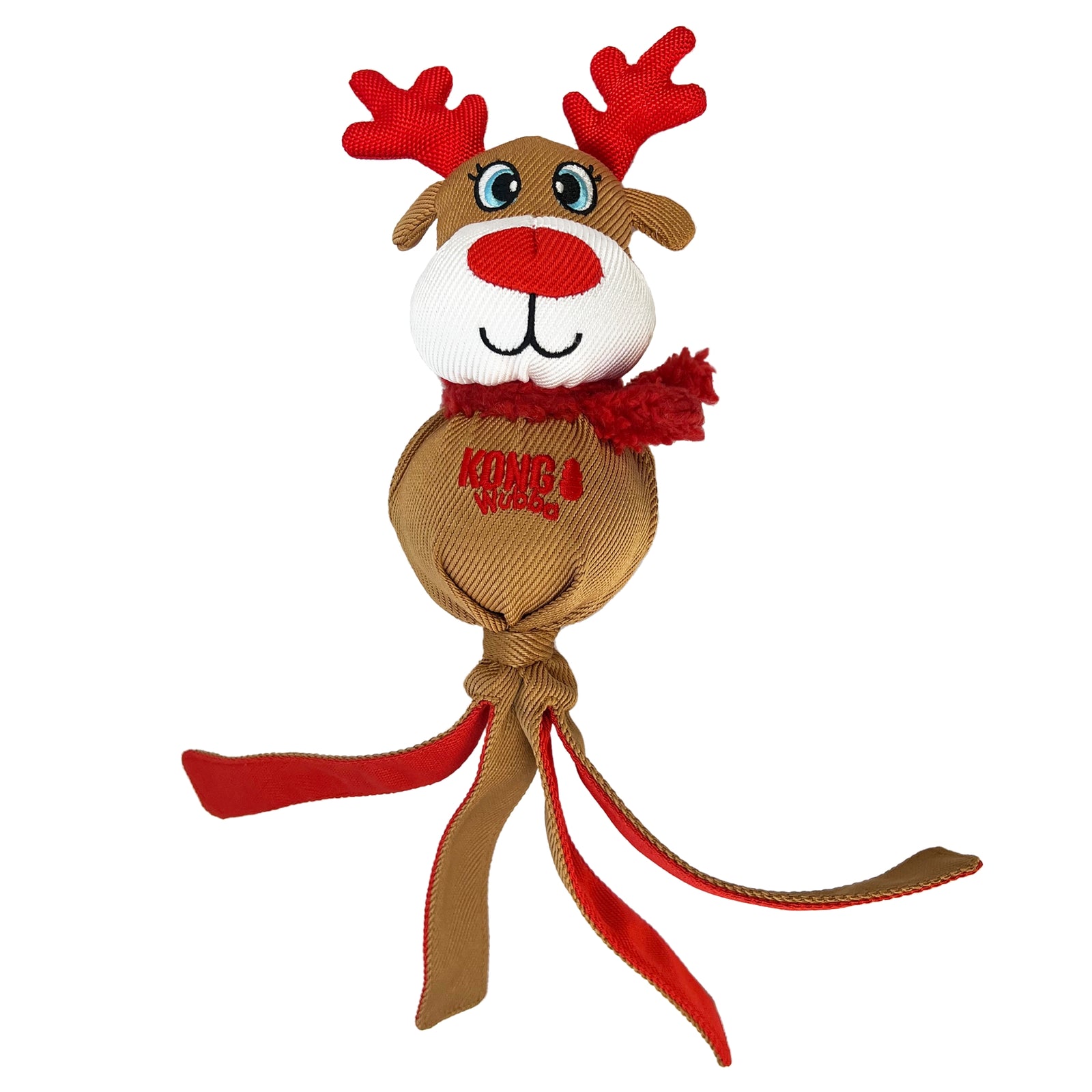 KONG Christmas Wubba Dog Toy – Festive Fun with Long Tails - Rufftail