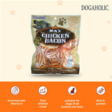 Dogaholic, Chicken Bacon Noodles Max Chicken Bacon Strips BBQ 130g - Rufftail