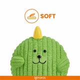 FOFOS Latex Toy Dinosaur Ball – Fun, Durable Dog Toy with Squeaker - Rufftail
