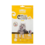Signature Grain Zero Woow Creamy Crab Lickable Treats For Cat & Kitten - 75 g