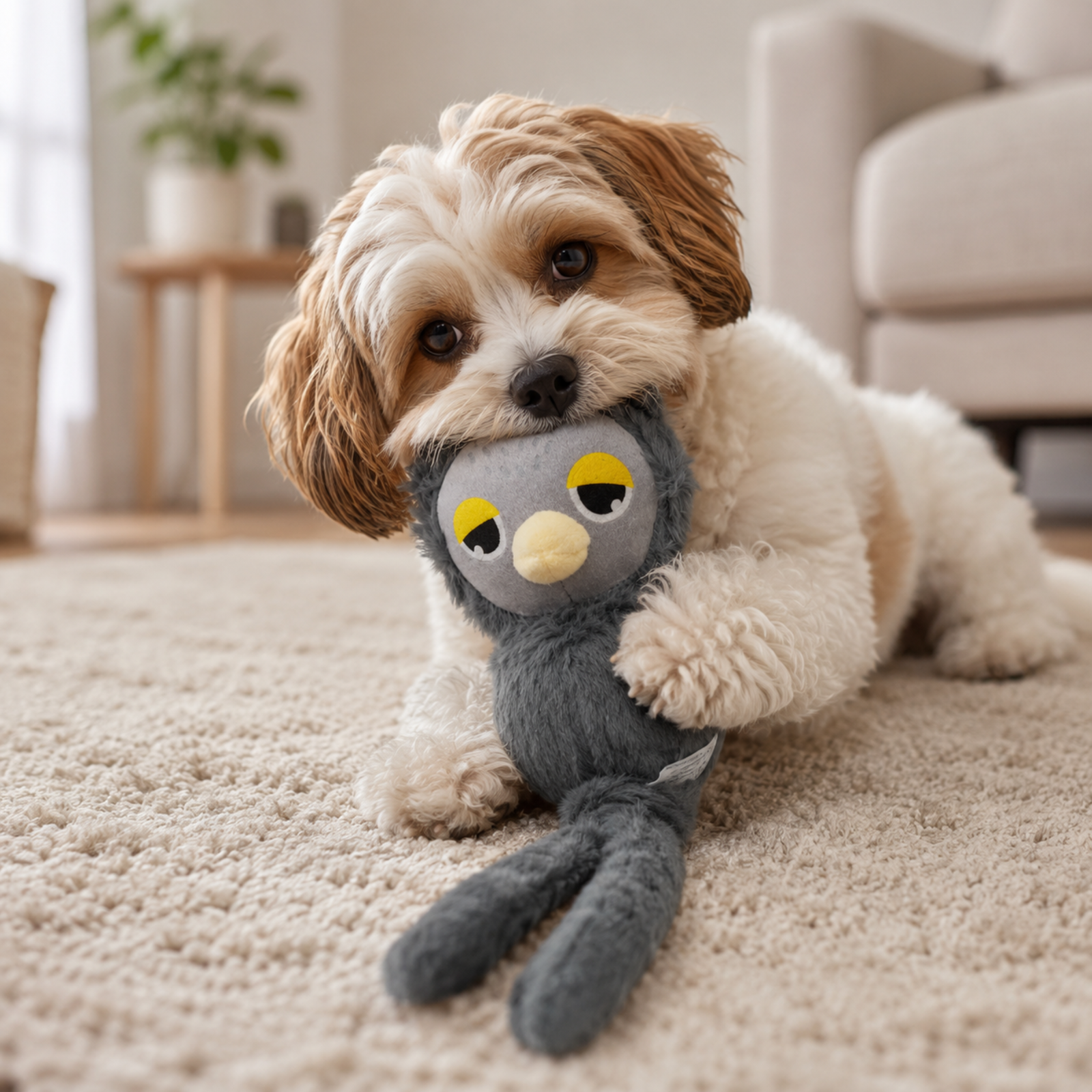 FOFOS Plush Dog Toy - Owl
