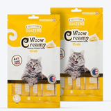 Signature Grain Zero Woow Creamy Crab Lickable Treats For Cat & Kitten - 75 g