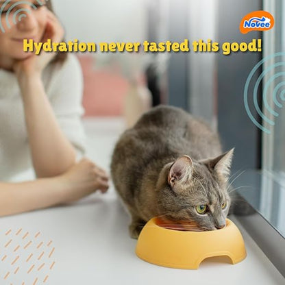 Novee Kitty Soups Tuna with Salmon for Cats - 5 Tubes x (Each 35 G)