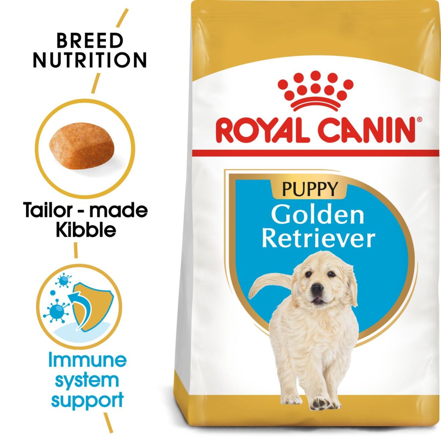 Royal Canin Dry Golden Retriever Puppy Complete feed for dogs - Rufftail