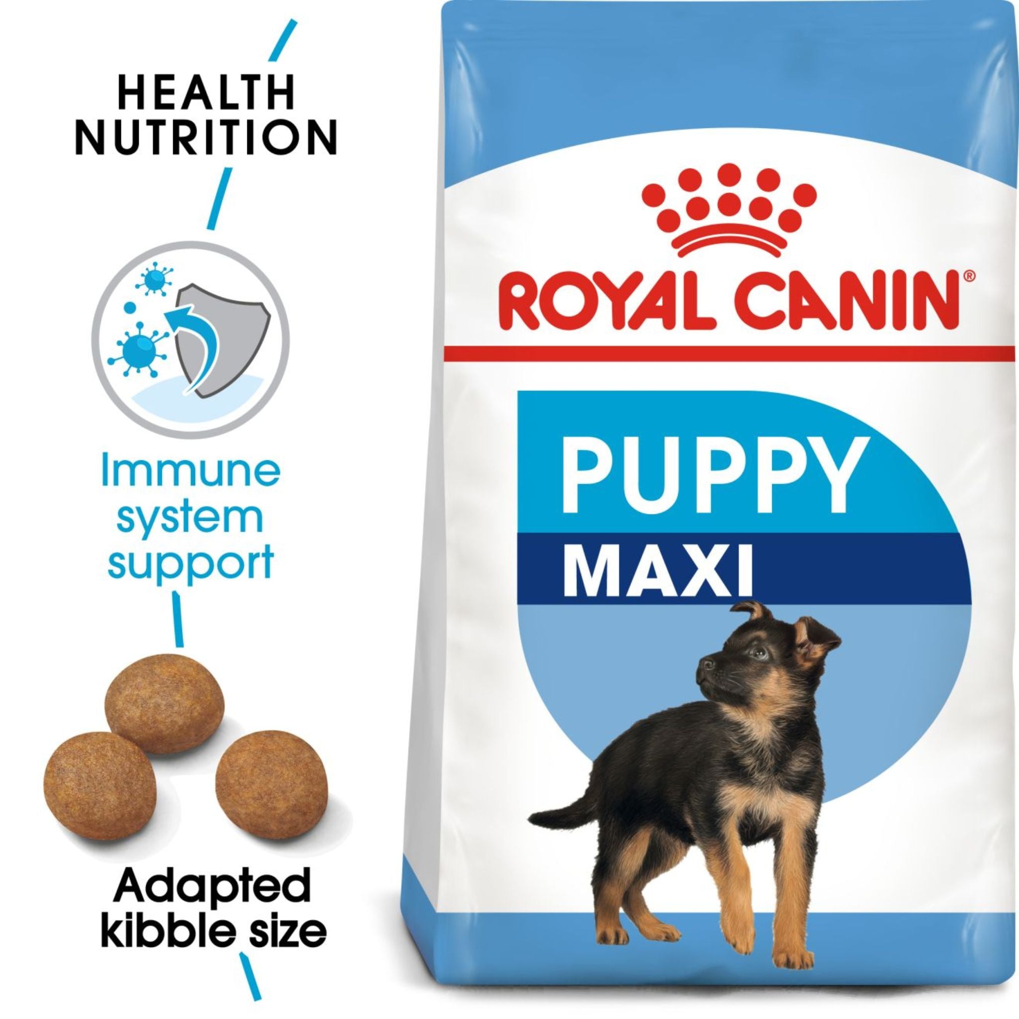 Royal Canin Dry Maxi Puppy Complete feed for dogs (DAMAGE BY CAT) - Rufftail