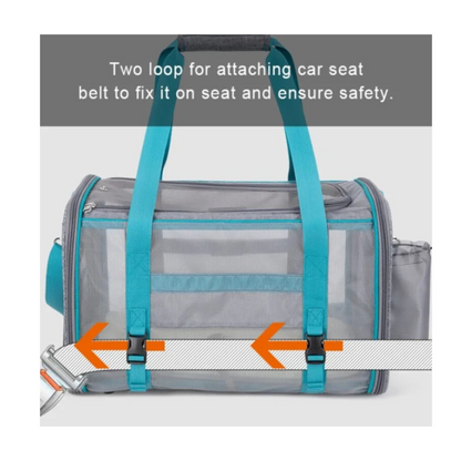 TRUELOVE Transparent Mesh Duffle Carrier - Rufftail