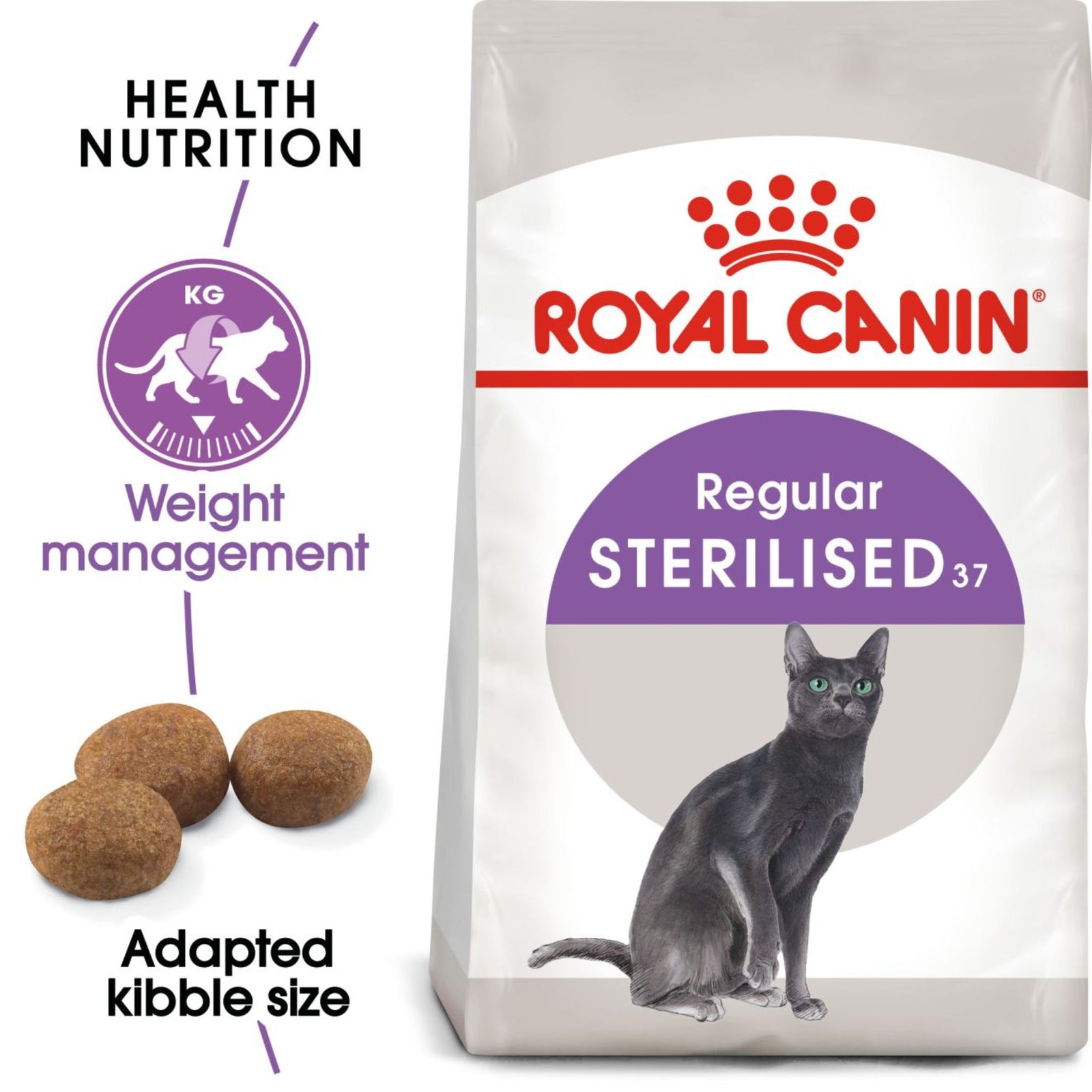 Royal Canin Regular Sterilised 37 Dry Cat Food (2kg) product image 7 - Rufftail Pune