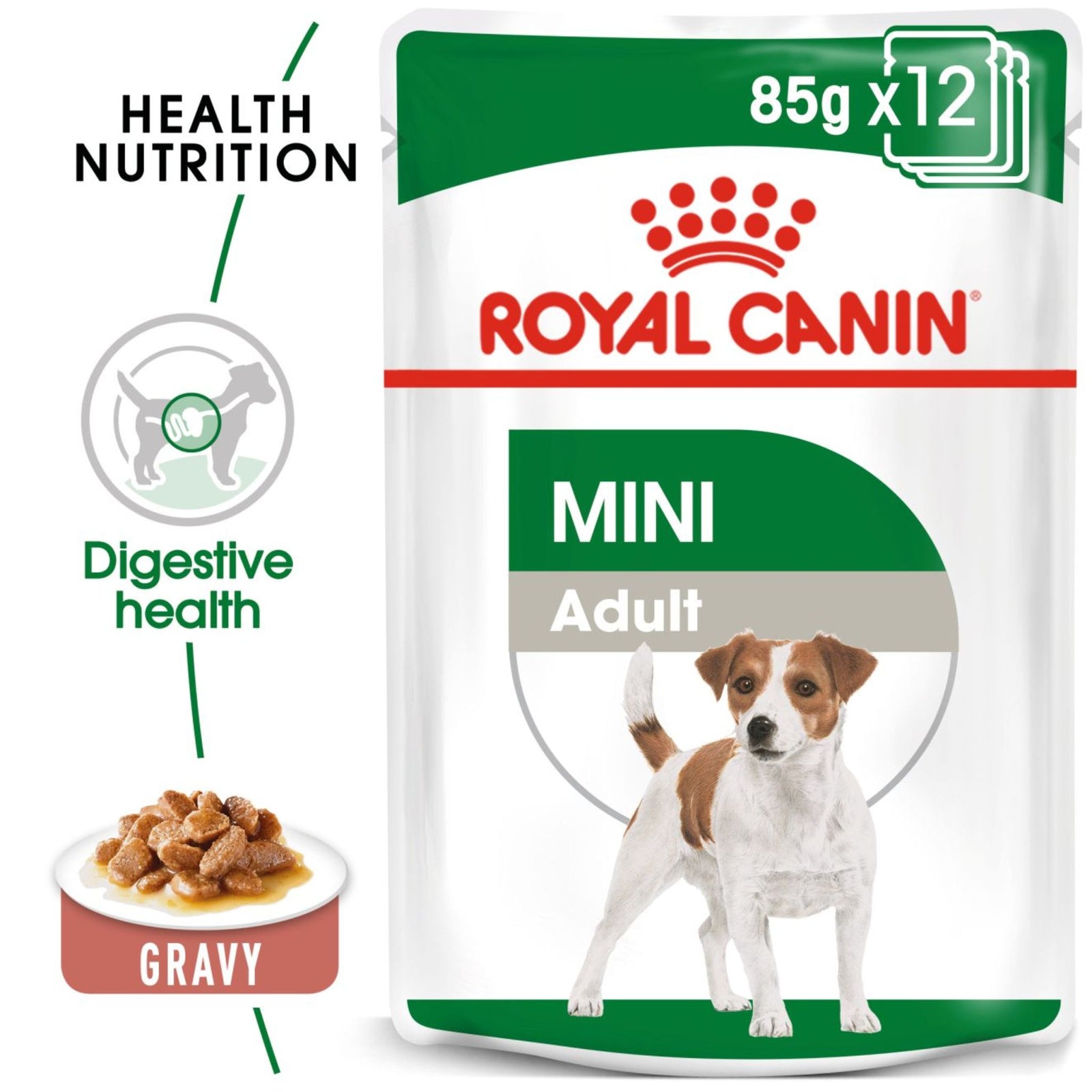 Royal Canin Mini Adult Gravy Wet Dog Food- 12 x 85g product image 2 - Rufftail Pune