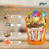 Kitty Licks 7-in-1 Assorted Flavours Cat Treats- 35 pcs product image 6 - Rufftail Pune