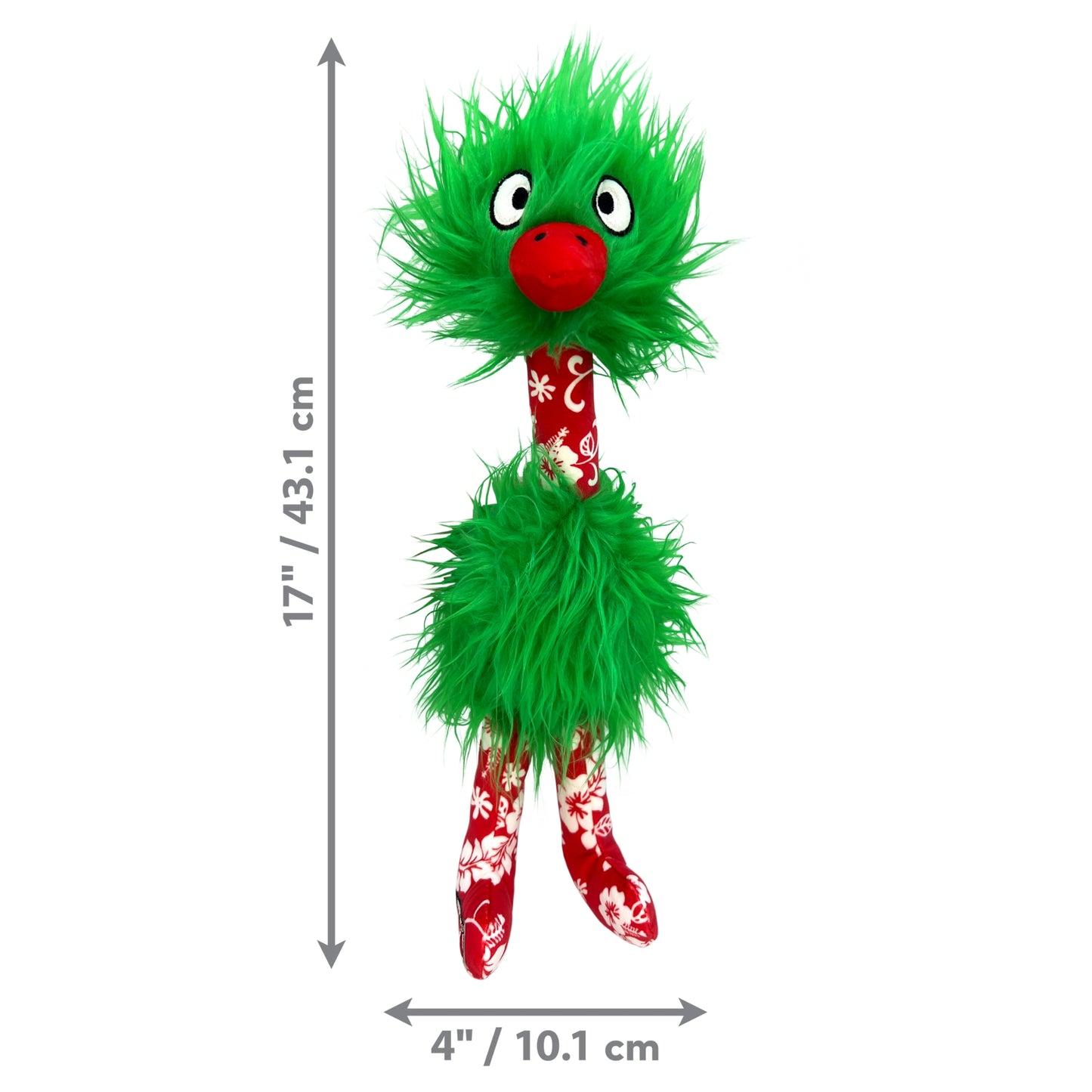 KONG Holiday Comfort Bird Dog Toy – Plush, Squeaky Fun Toy - Rufftail