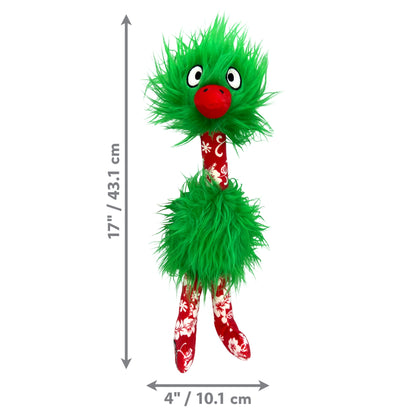 KONG Holiday Comfort Bird Dog Toy – Plush, Squeaky Fun Toy - Rufftail