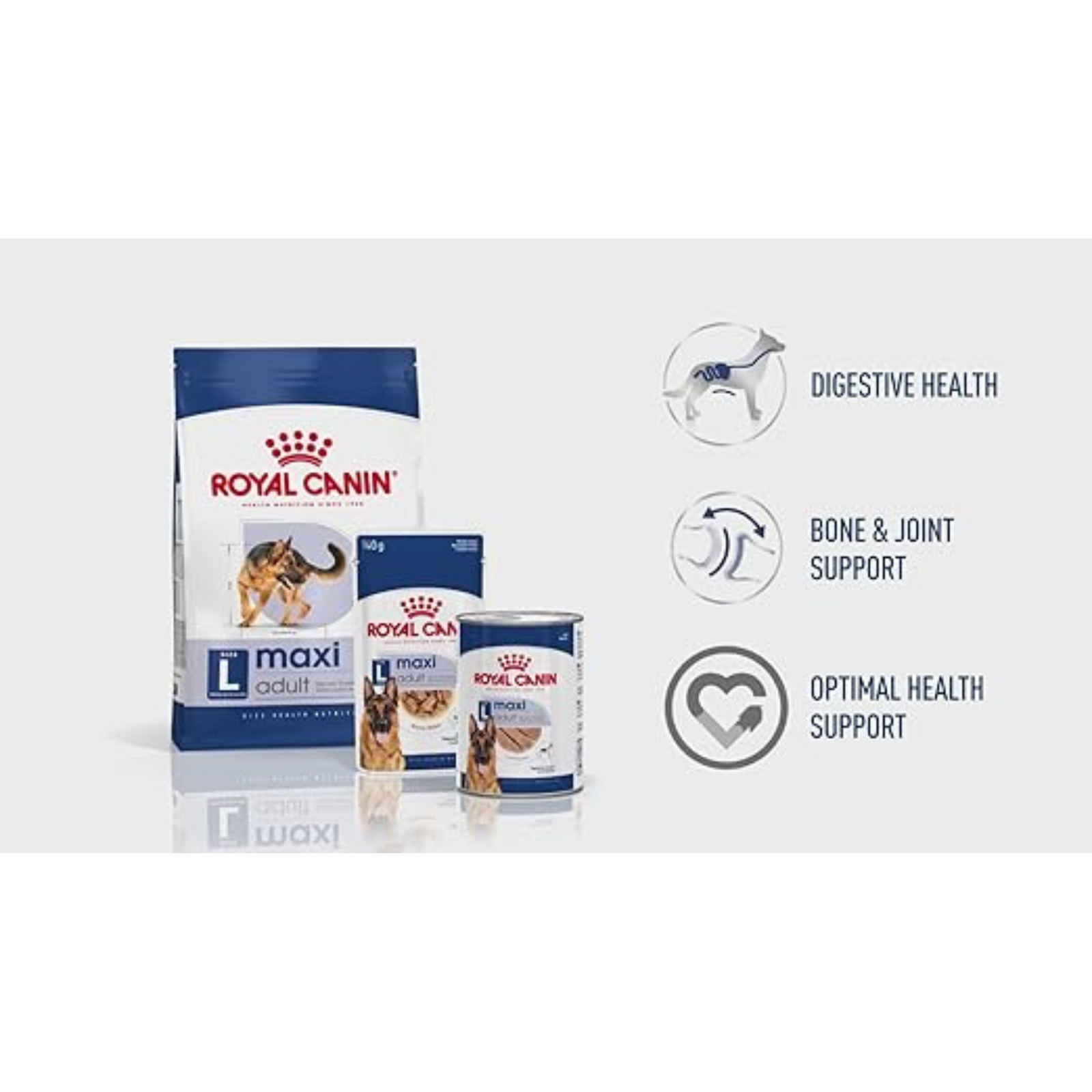 Royal Canin Dry Maxi Adult Complete Feed For Dogs (DAMAGE BY CAT) - Rufftail