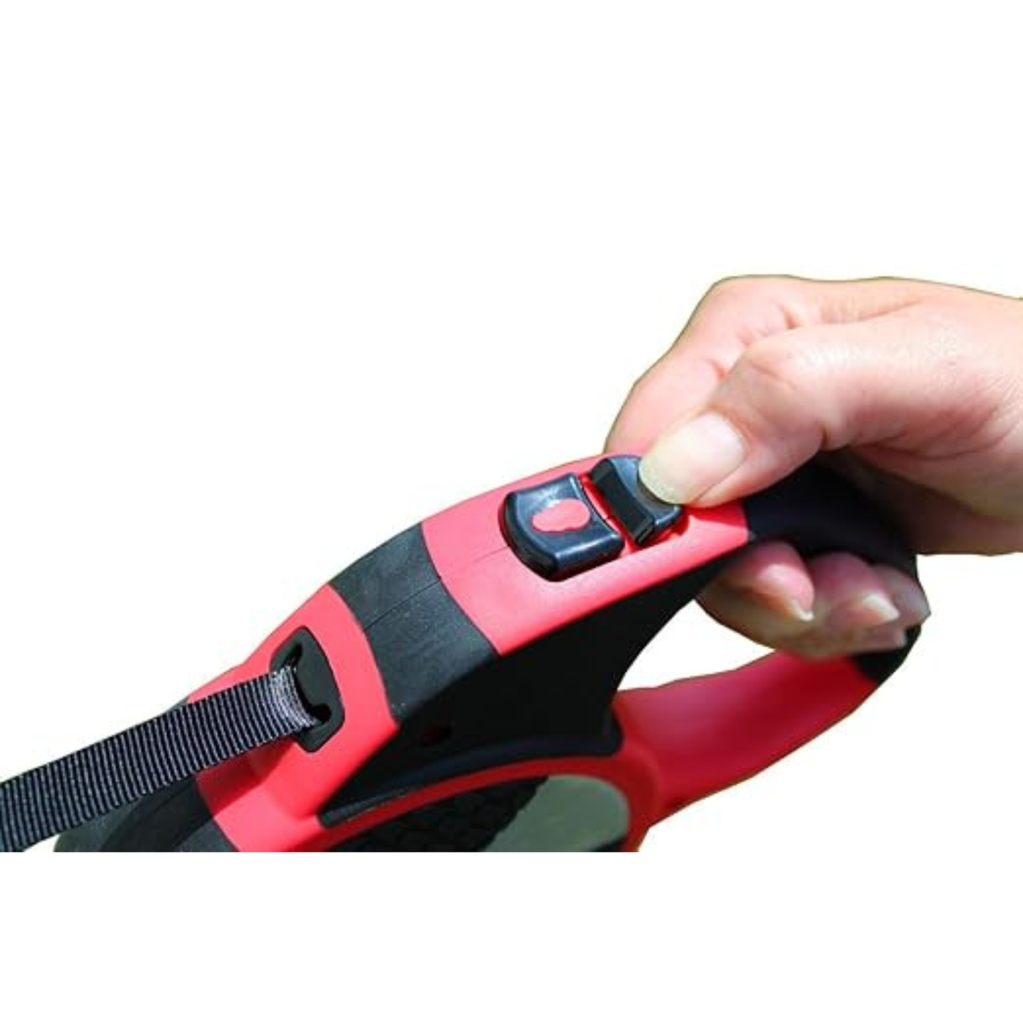 Kong Retractable Terrain Dog Lead  - Red - Rufftail