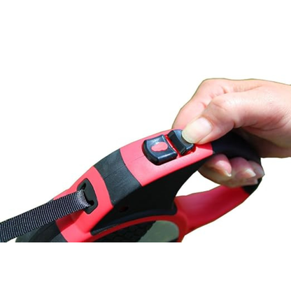 Kong Retractable Terrain Dog Lead  - Red - Rufftail