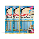 Inaba Churu Skin & Coat Tuna with Scallop Recipe Cat Treats (14gx4)