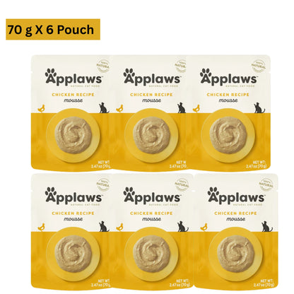 Applaws Chicken Recipe Mousse Natural Cat Food 70 g Pouch