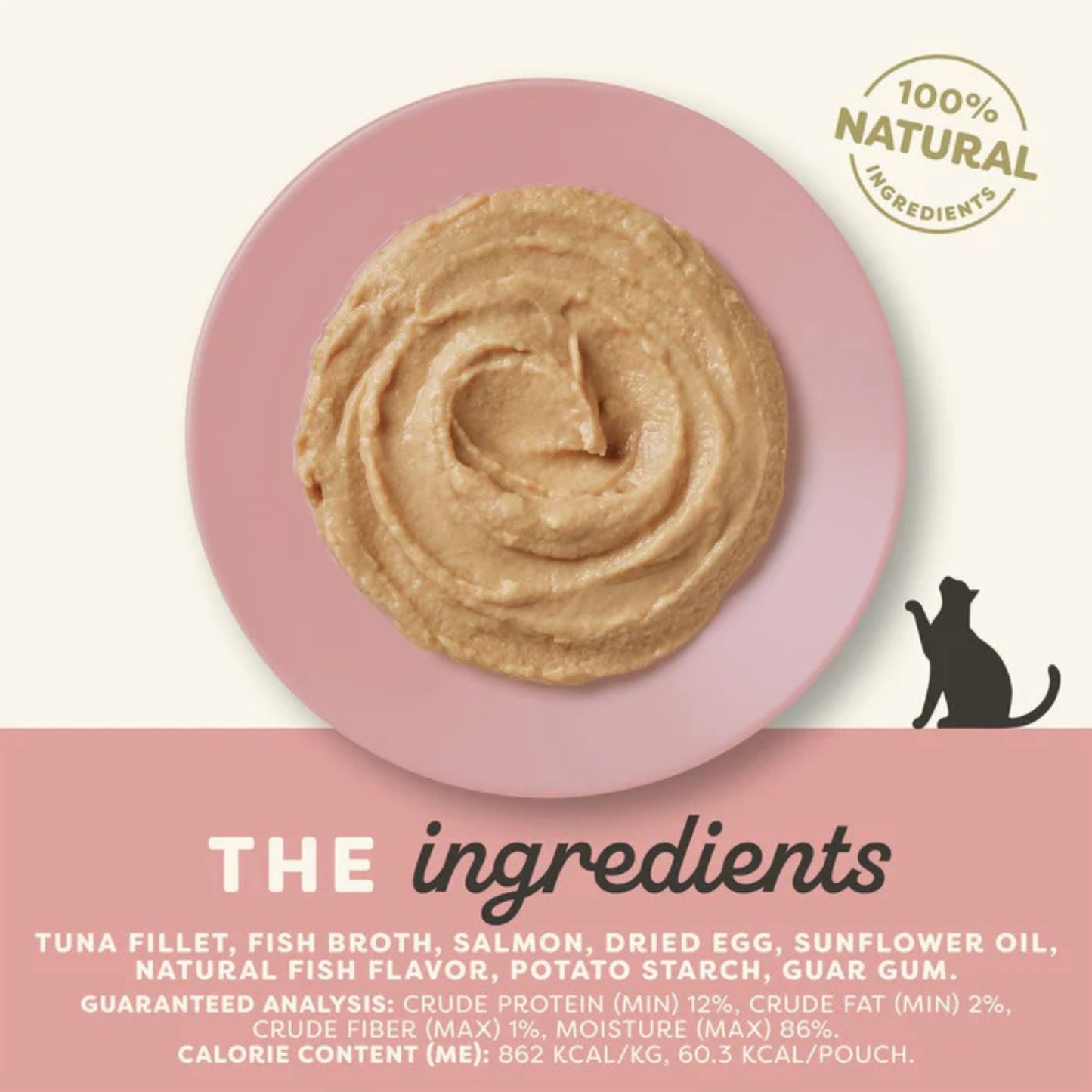 Applaws Tuna Fillet & Salmon Recipe Mousse Natural Cat Food 70 g Pouch