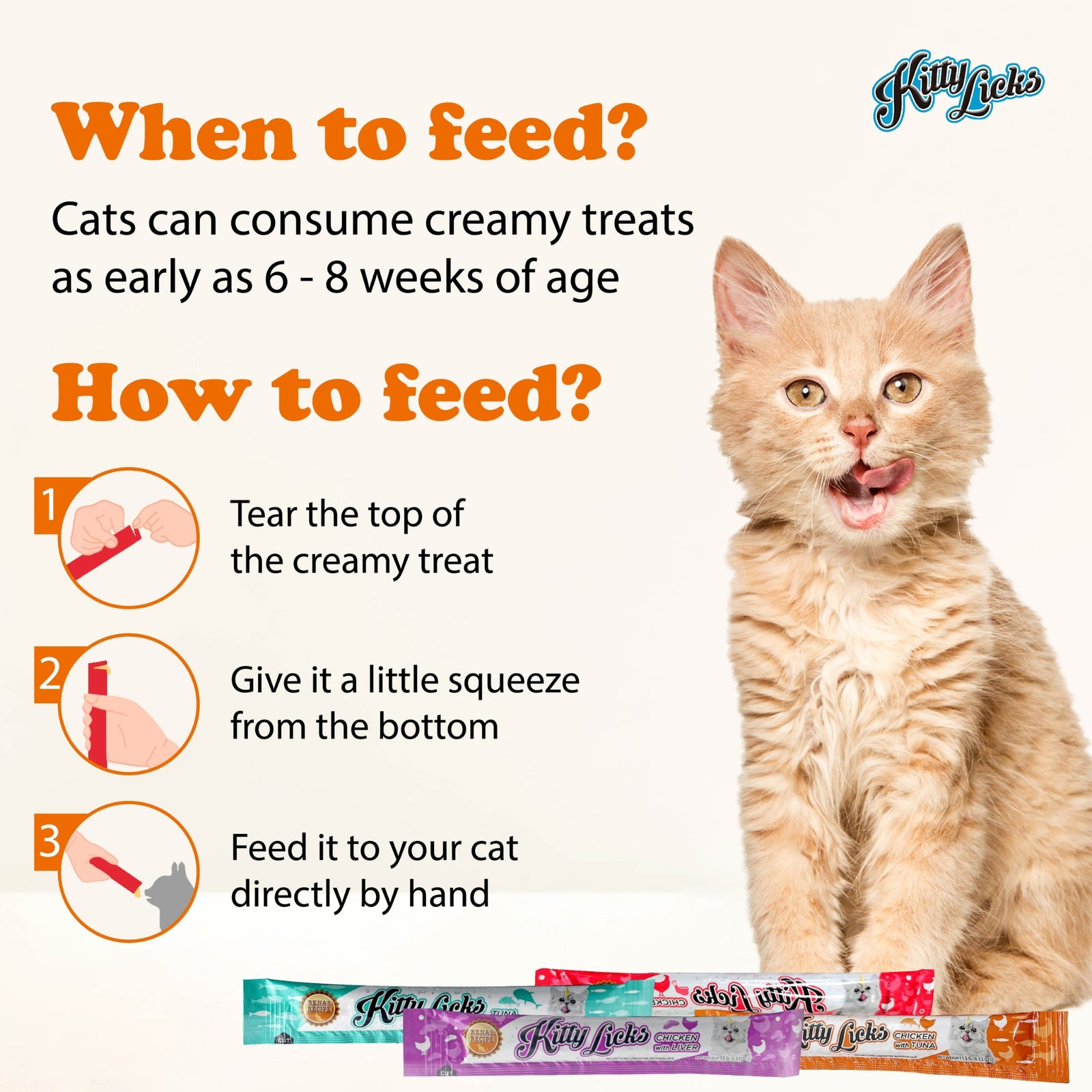 Kitty Licks 7-in-1 Assorted Flavours Cat Treats- 35 pcs product image 8 - Rufftail Pune