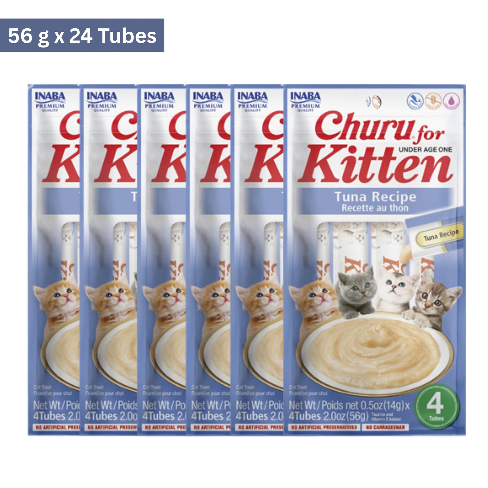 Inaba Churu For Kitten Tuna Recipe Cat Treat (56 g) - Rufftail