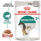Royal Canin Wet Instinctive 7+ Gravy Complete Feed For Cats (12x85g) product image 2 - Rufftail Pune
