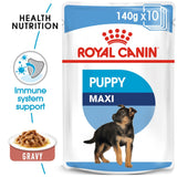 Royal Canin Maxi Puppy Gravy Wet Dog Food- 10 x 140g product image 2 - Rufftail Pune