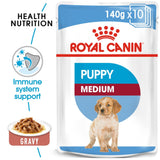 Royal Canin Medium Puppy Gravy Wet Dog Food- 10 x 140g product image 2 - Rufftail Pune