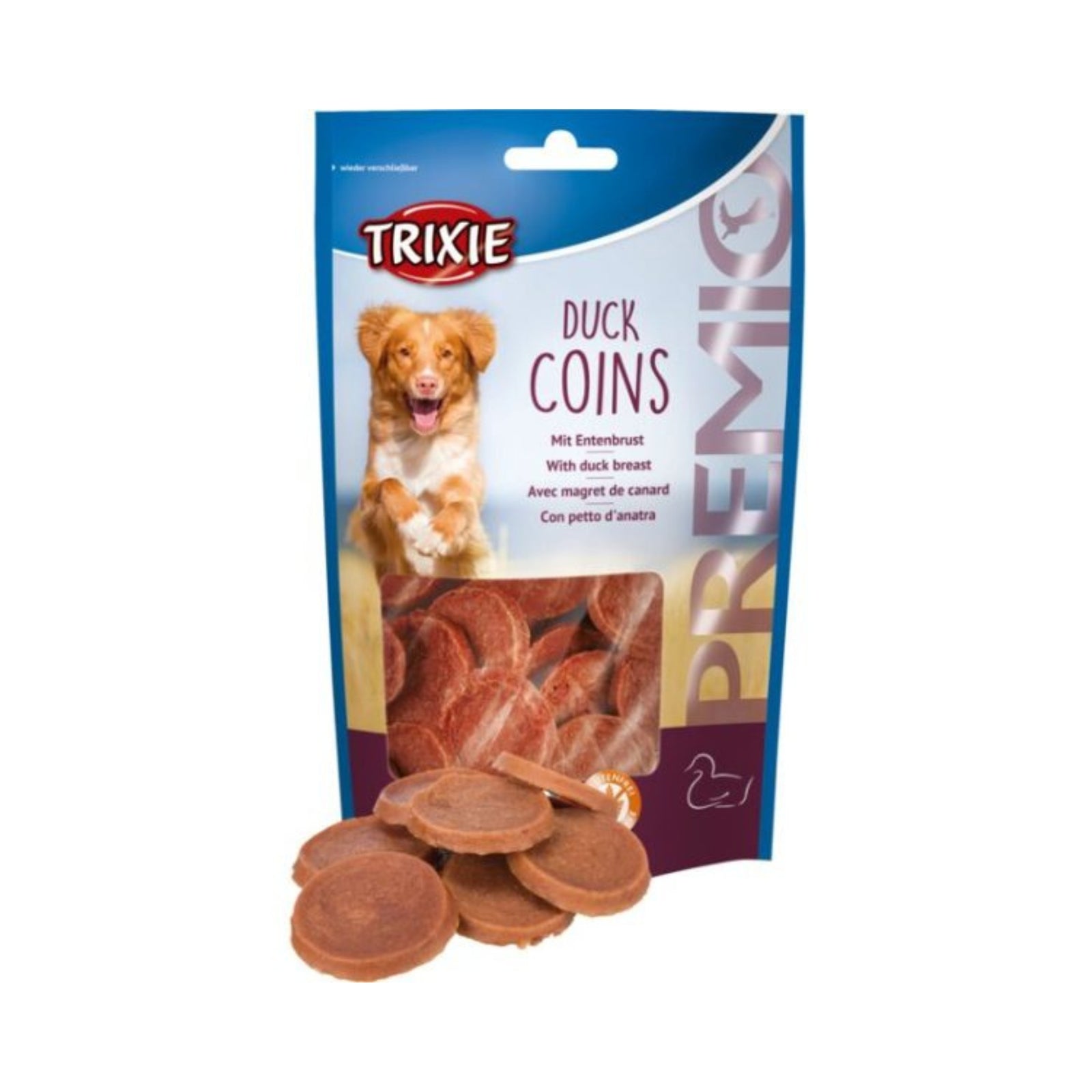 Trixie Dog Treats PREMIO Duck Coins 80g - Rufftail