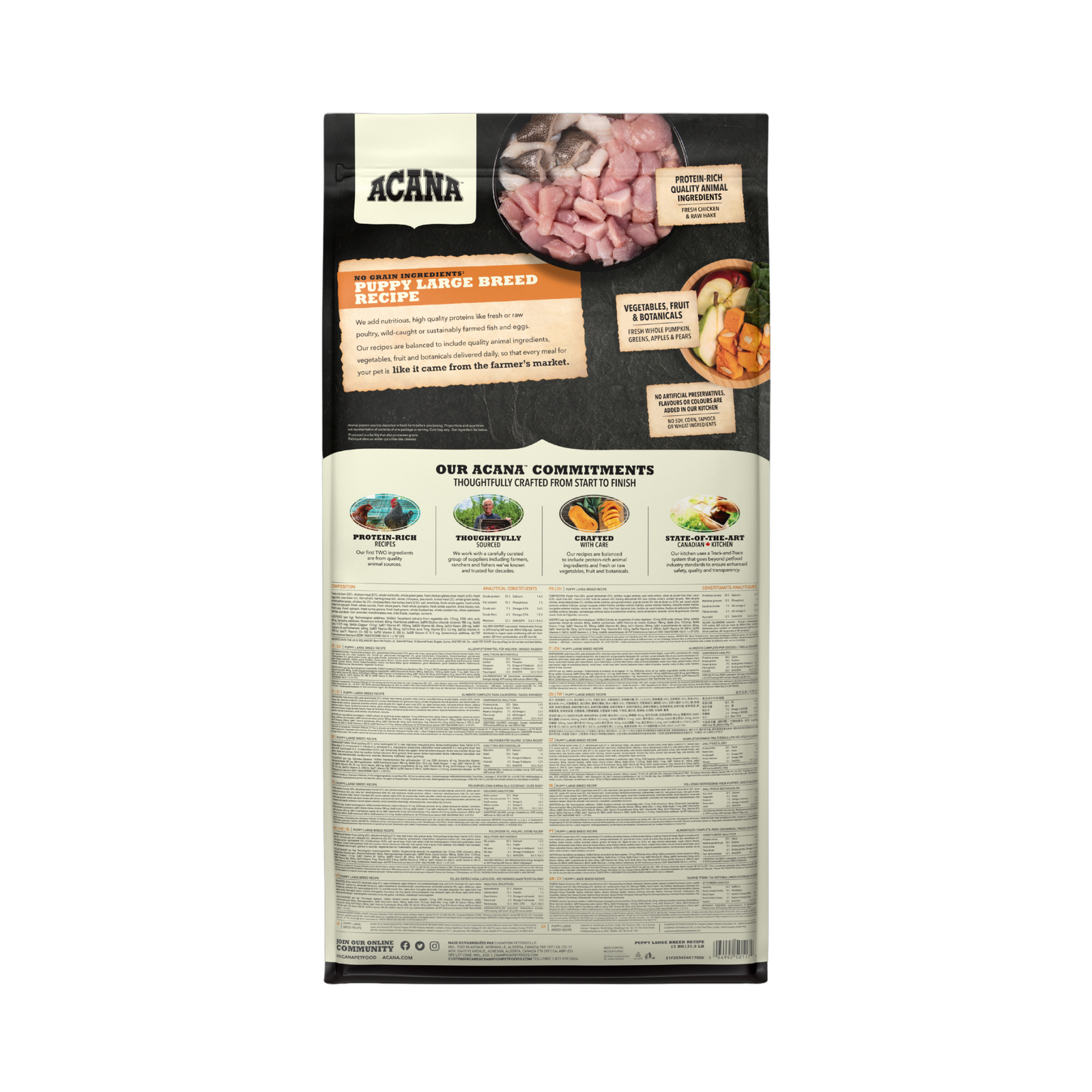 Acana Puppy Large Breed - Nutritious Food for Growing Puppies - Rufftail