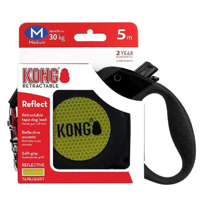 Kong Retractable Reflect - Neon Yellow - Rufftail