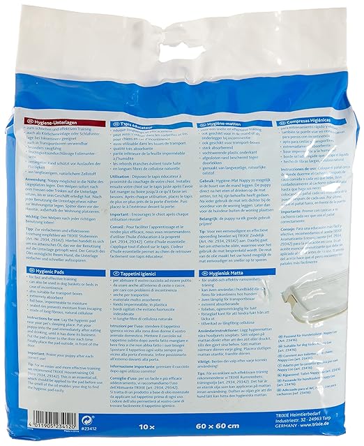 Trixie Nappy Puppy Pad - 60x90cm (8pcs) - Rufftail